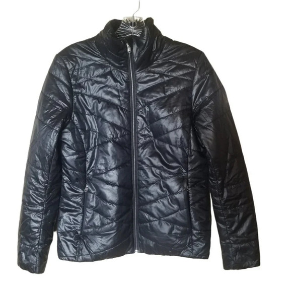 Spyder Black Puffer  Jacket Lightweight M - Picture 1 of 12